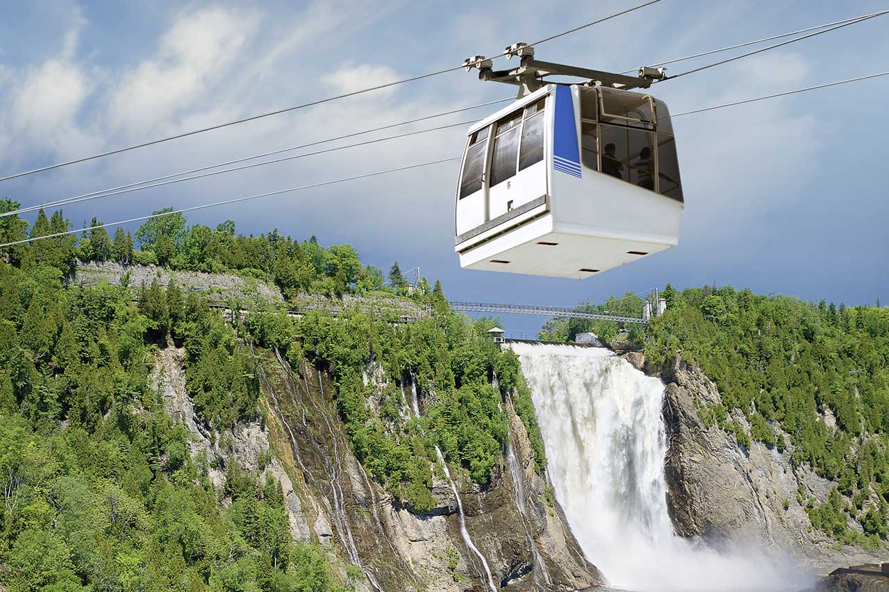 Cable Car at Montmorency Falls