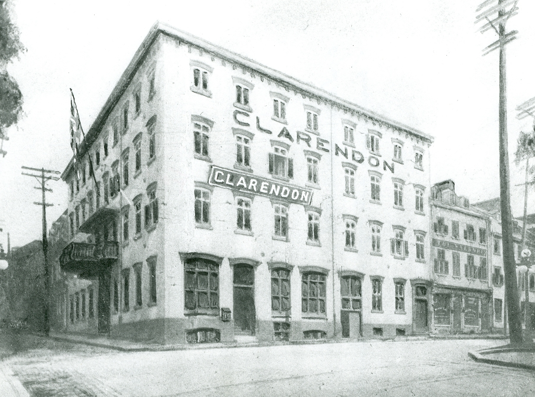 Hotel Clarendon 1890-1912